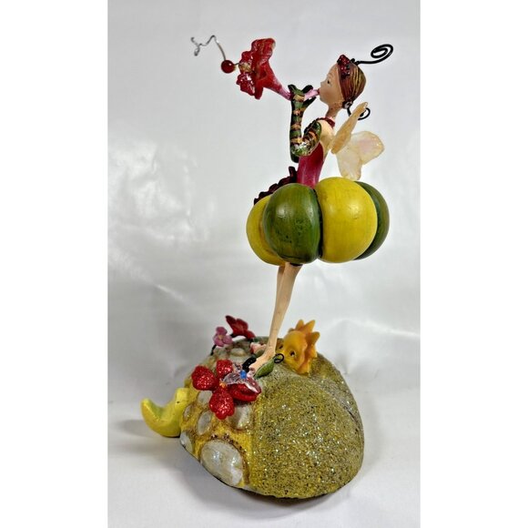 Tutti Frutti Strawberry Fairy Department 56 Stocking Mantel Hanger Christmas - Picture 4 of 12